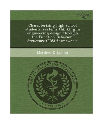 Charakterizing high school students systems thinking in engineering design throu