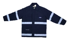 Refrigiwear FR Blue Reflective Full Zip Cold Weather Insulated Jacket Mens XL