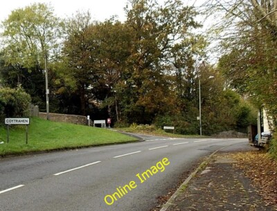 Photo 6x4 Southern boundary of Coytrahen Coytrahu00ean The A4063 Maesteg c2014