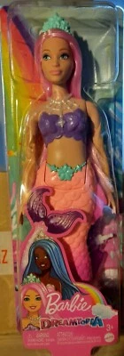 Barbie sirène corail, Dreamtopia, MATTEL - Photo 1/3