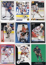 9 Tony Amonte cards  New York Rangers  Chicago Blackhawks Rookie - - -
