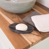 Seifenschale Aus Marmor Oval 17 X 9 Cm Anthrazit Seifenablage Schale Wohnfreuden