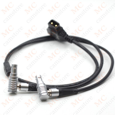 D-TAP to double 2 pin plug Power Adapter Cable For Teradek Bolt Pro 1000/3000ft