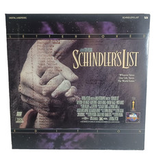 Schindler's List Laserdisc Liam Neeson Ben Kingsley 1993 Letterboxed CLV EP