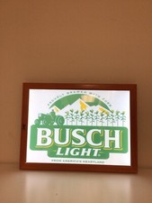 Busch Light Proudly brewed with corn Led Frame