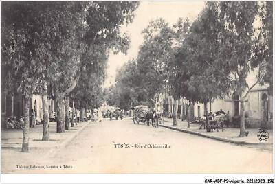 CAR-ABFP9-1058-ALGERIA - TENES - Rue D'Orléansville
