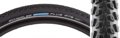 SCHWALBE TIRE SCHWALBE MARATHON PLUS MTB PERF TWIN SMARTGUARD 29x2.25 BK/BK/REF