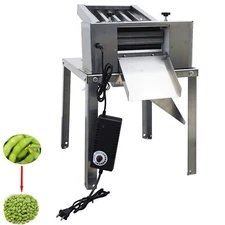 Stainless Steel Pea Peeling Machine Green Soybean Sheller Output 110lbs/h 110V