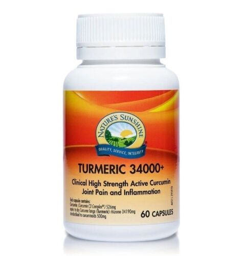 3 x Nature's Sunshine Turmeric 34000+ 60 Capsules (180 Caps TOTAL) - Picture 2 of 2
