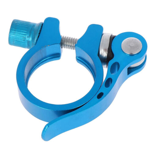 UK Bike Bicycle BMX MTB Quick Release Seat Post Anodised Alloy Clamp 28mm-34mm - Picture 21 of 34