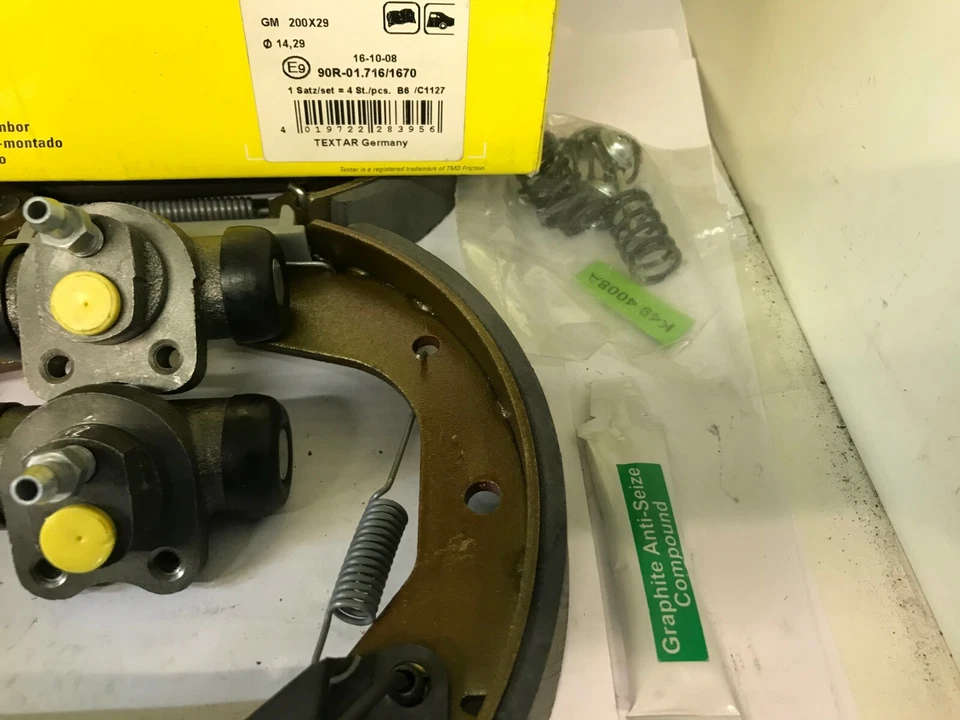 Textar Bremsbackensatz  für Opel Kadett D Kadett E   84033001 HINTERACHSE  - Bild 4 von 4