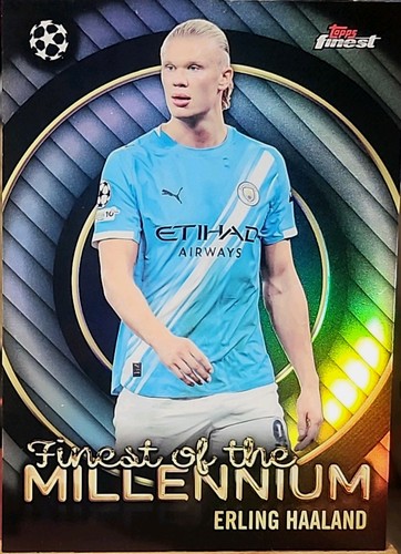  2025-26 Topps Finest UCC Finest of the Millennium FM-7  - Erling Haaland 