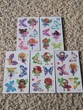 Fairy Temporary Tattoos Glow in the Dark 5 Sheets Fun Kids Girls Butterfly