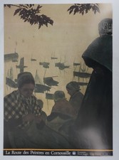 [AFFICHE D'ART] JACQUIER :Bretonnes de l'ombre #Douarnenez#La Route des Peintres