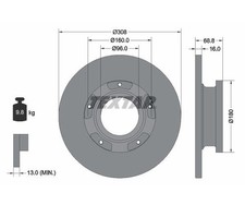 Disque de frein Ford TRANSIT
