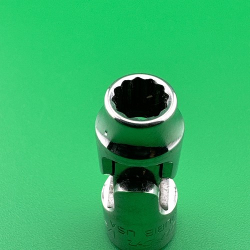 Snap On 1/4" Drive 12-Point SAE 1/4" Shallow Universal Socket TMU81B Engraved - Picture 5 of 6