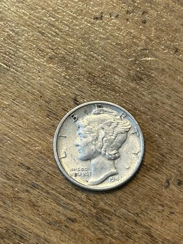 1941S Mercury Dime AU