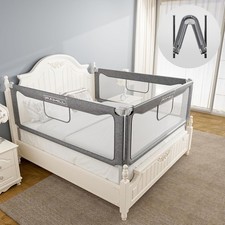 Bed Rail for Toddlers Foldable Toddler Bed Rails Suitable for T/F/D/Q/K