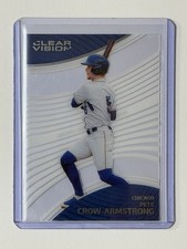 2023 Panini Chronicles Clear Vision Pete Crow-Armstrong #7 Chicago Cubs Baseball