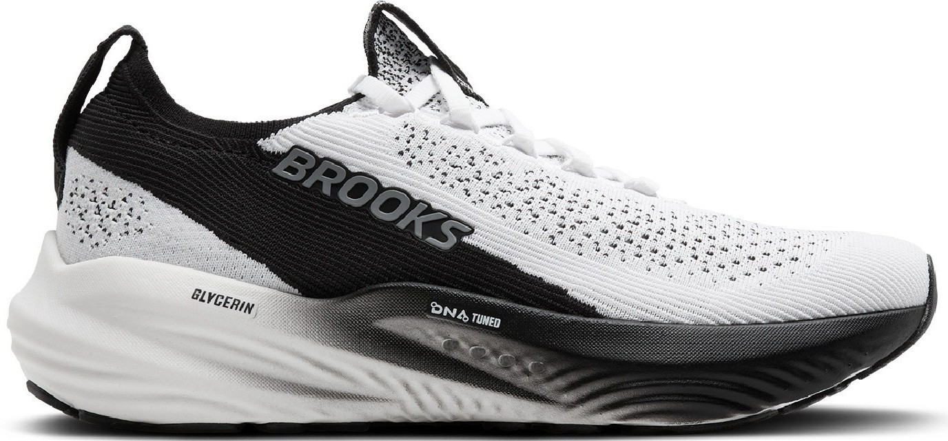 Brooks Glycerin StealthFit 22 White Grey Black for sale | eBay