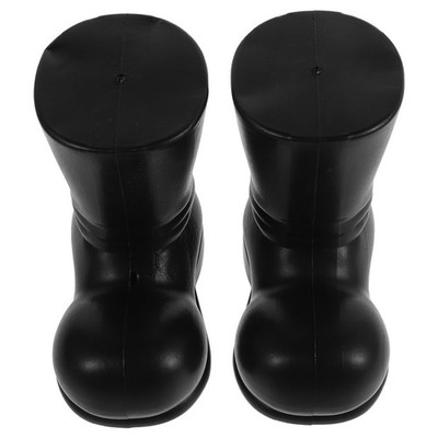  2 Pcs Puppenhausstiefel Mini Schuhe Puppenhausdekorationen Santa