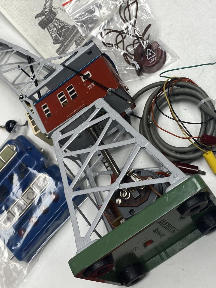 Märklin ho Kran451 G KRAN  komplett  STELLPULTE -ANLEITUNG,TIEFSTRAHLER --2 /800 - Bild 4 von 4