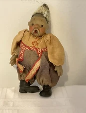 Vintage Russian Cossack Chub Doll Ukrainian Nikolai Gogol Character USSR 1960s