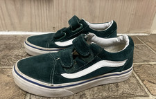 Vans Old Skool Kids Size 1.5 Green