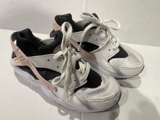 Nike Air Huarache GS White Black Pink Youth Size 2Y 704949-012. 004