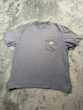 Carhartt Shirt Mens Medium Gray Original Fit Workwear Short Sleeve K87 Boho