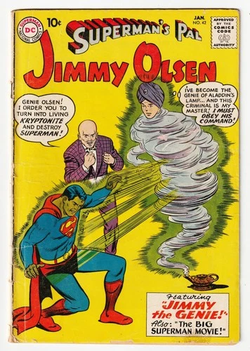 Superman's Pal Jimmy Olsen #42 Silver Age Vintage DC Comic 1960 1st Print