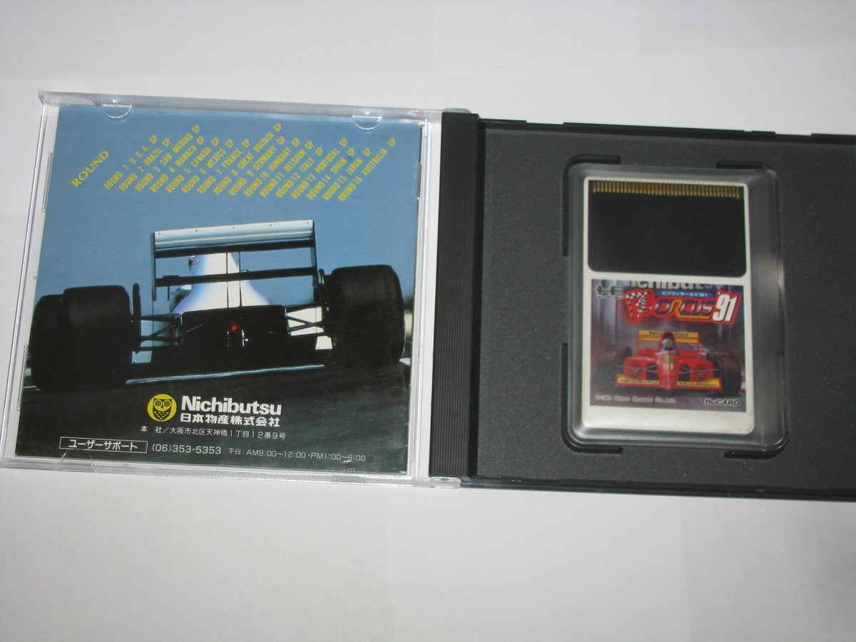 Jeu F1 Circus '91 Sur PC Engine (HuCARD) – Nichibutsu 1991 – Complet Avec Boîtier Et Notice – Version NTSC-J