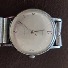 1963 TIMEX Marlin 2014 2263 Silver Tone Vintage 33mm Watch Movement PARTS REPAIR
