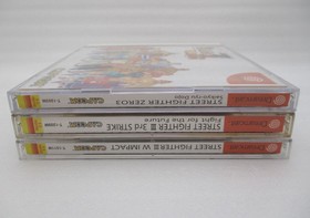 DreamCast Street Fighter III W impact, 3rd Strike, ZERO 3 3Games Japan DC