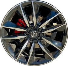 21" Acura MDX Wheel Rim Factory OEM 71885 2022-2024 Machined Black