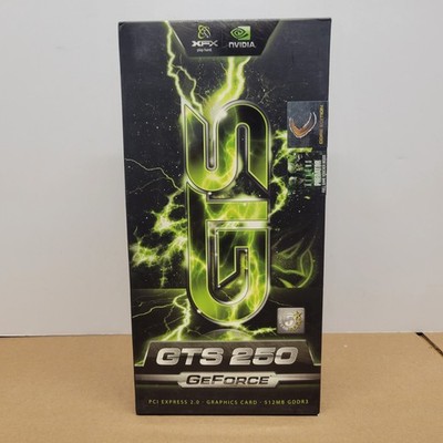 Geforce GTS250 512MB DDR3 Dual Dvi Tv Out Pcie 2.0 738MHZ