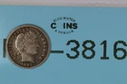 1897 10C LIBERTY HEAD BARBER SILVER DIME Early US Type RAW-3816