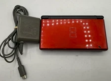 Nintendo DS Lite Handheld System  - Red/Black TESTED & Works With Charger