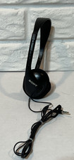 Vintage Sony Walkman MDR-023 Stereo Radio Headphones - Sounds Great Clean