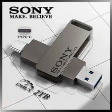 2TB USB Flash Drive High Speed Type C PenDrive 1TB 512GB 256GB Metal Stick