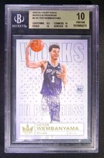 Victor Wembanyama - 2023-24 Court Kings Works in Progress RC BGS GEM MINT 10