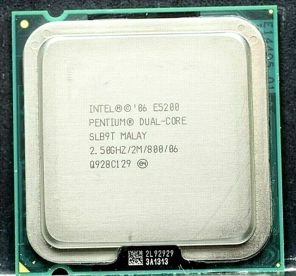 Original Intel Pentium E5200 2.5 GHz SLB9T Dual-Core Processor LGA 775 CPU 65W - Image 4 of 4