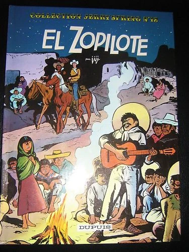 comic jerry spring n°12 el zopilote EO cardboard 1982 VGC jijé