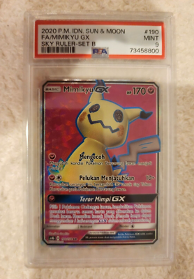 🔥 Mimikyu GX 190/178 2018 Sun Moon Lost Thunder Pokemon