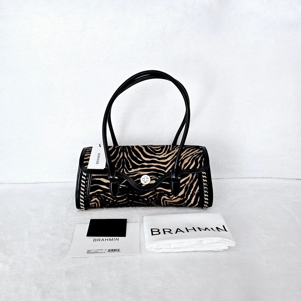 NEW BRAHMIN BLACK CASPIAN DAYAN