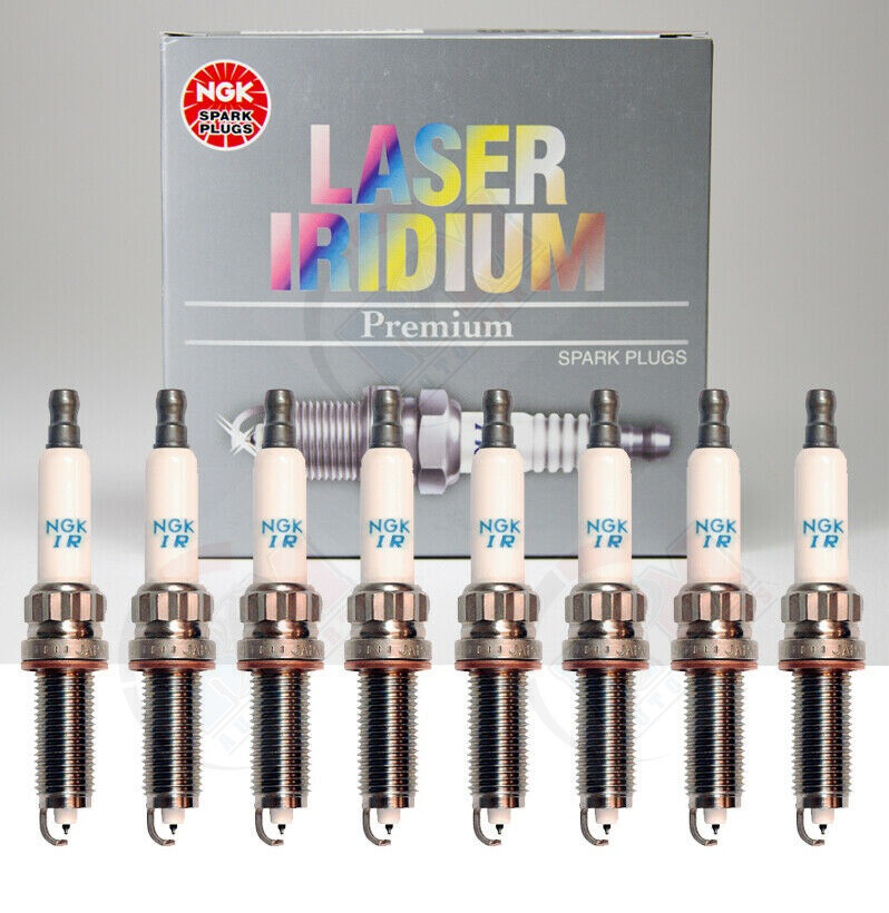 NGK Laser Iridium Spark Plugs SILZKBR8D8S 97506 Set of 8 for BMW