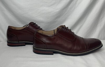 Bruno Marc Moda Italy Prince-5  Dress Shoes Dark Brown Men's Size 11