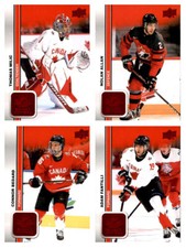 2023 Upper Deck Canada Juniors Red Parallel cards (1-100) U-Pick List