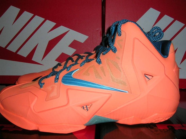 lebron 11 atomic orange