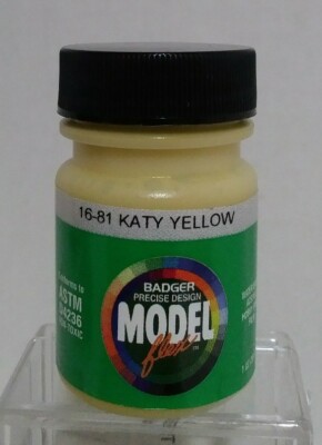 Badger Modelflex acrylic paint 16-81, KATY Yellow.